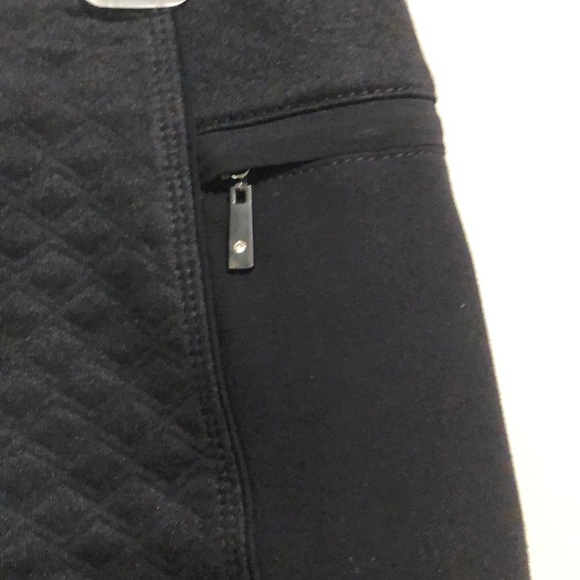 White House Black Market Skirt Black Pencil SZ 10 - Picture 3 of 8